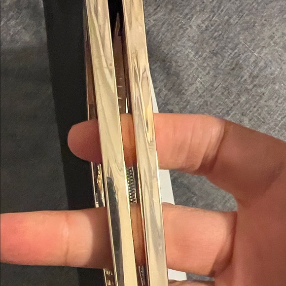 White House Black Market Black and White Wristlet - Picture 5 of 9